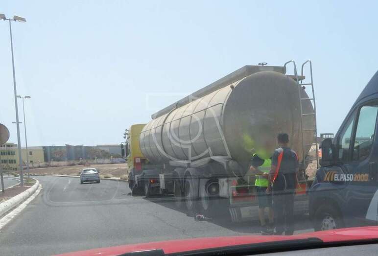 En la imagen el vehículo accidentado/TA.